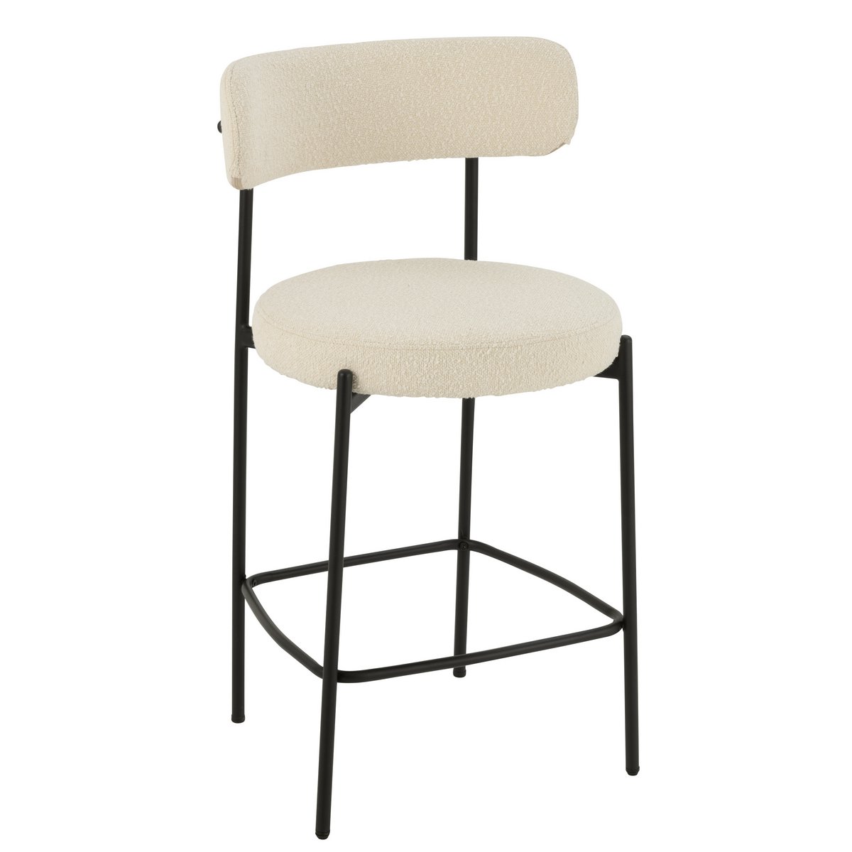 Chaise de bar J-Line avec des accessoires de décoration