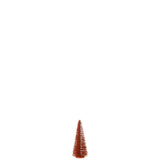 J-Line décoration sapin de Noël Glitter - plastique - cuivre - petit
