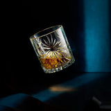 Coffret dégustation avec verre en cristal Soleil et pierres à whisky