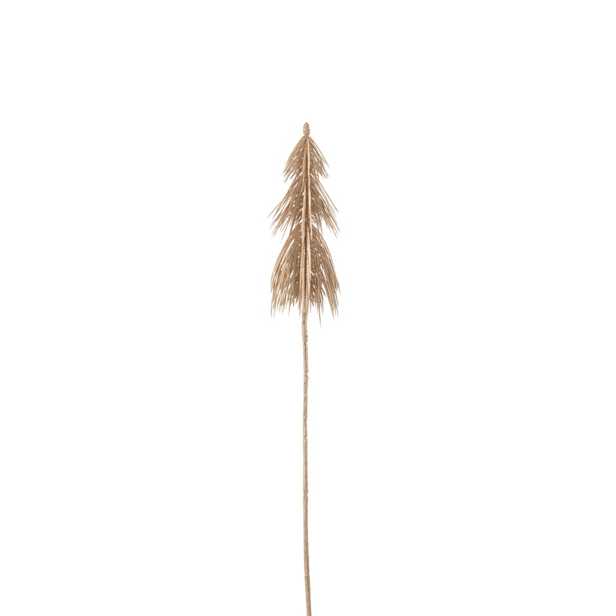 Branche sapin glitter champagne J-Line, élégance et brillance pour votre décoration intérieure