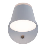 Lumière murale sans fil ", environ 12 x 14,5 cm, en métal blanc, pour l'intérieur