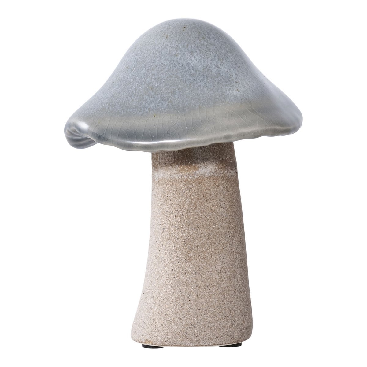 Ensemble de champignons décoratifs en céramique sur étagère
