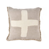 La Housse de Coussin Croix d'Ivoire - Blanc Naturel - 50x50