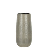Vase J-Line Patroon gris clair, céramique élégante, 40 cm de haut
