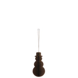 Ambiance festive avec le pendentif de Noël Bonhomme de Neige J-Line