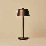 Lampe de table rechargeable Anton Espresso Marron