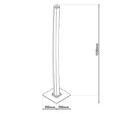 Lampadaire LED "Dubaï"