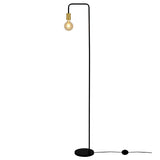 Lampe debout "modo" en métal en noir, versions en or, prise E27, lampe de table pour salon, salle à manger, cuisine, couloir, couloir ou bureau, 150 haut