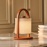 Lampe rechargeable en bois marron River Chestnut