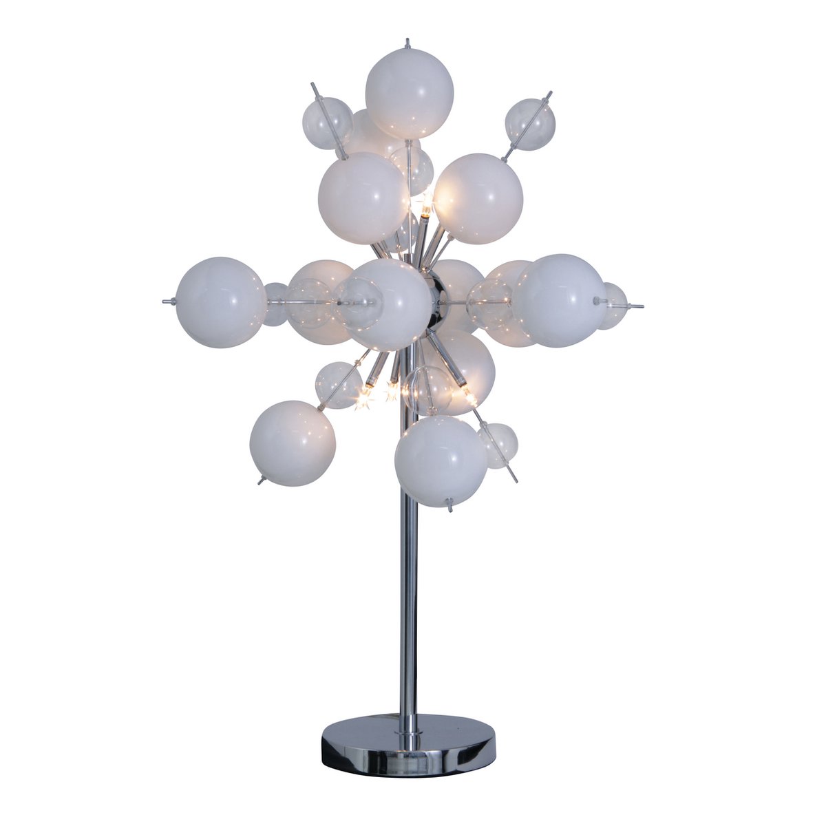 Lampe à poser "Explosion" en blanc