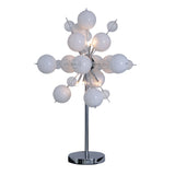 Lampe à poser "Explosion" en blanc