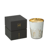 Bougie parfumée J-Line Noa Bos - détail de la texture et couleur blanche