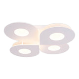 Plafond LED "SMILLA" blanc, 50 x 50 cm, 8 cm, métal et plastique, LED intégrés, 2400 lm, dimmable, fonction CCT 3000-6 500 K, fonction de veilleuse de nuit.