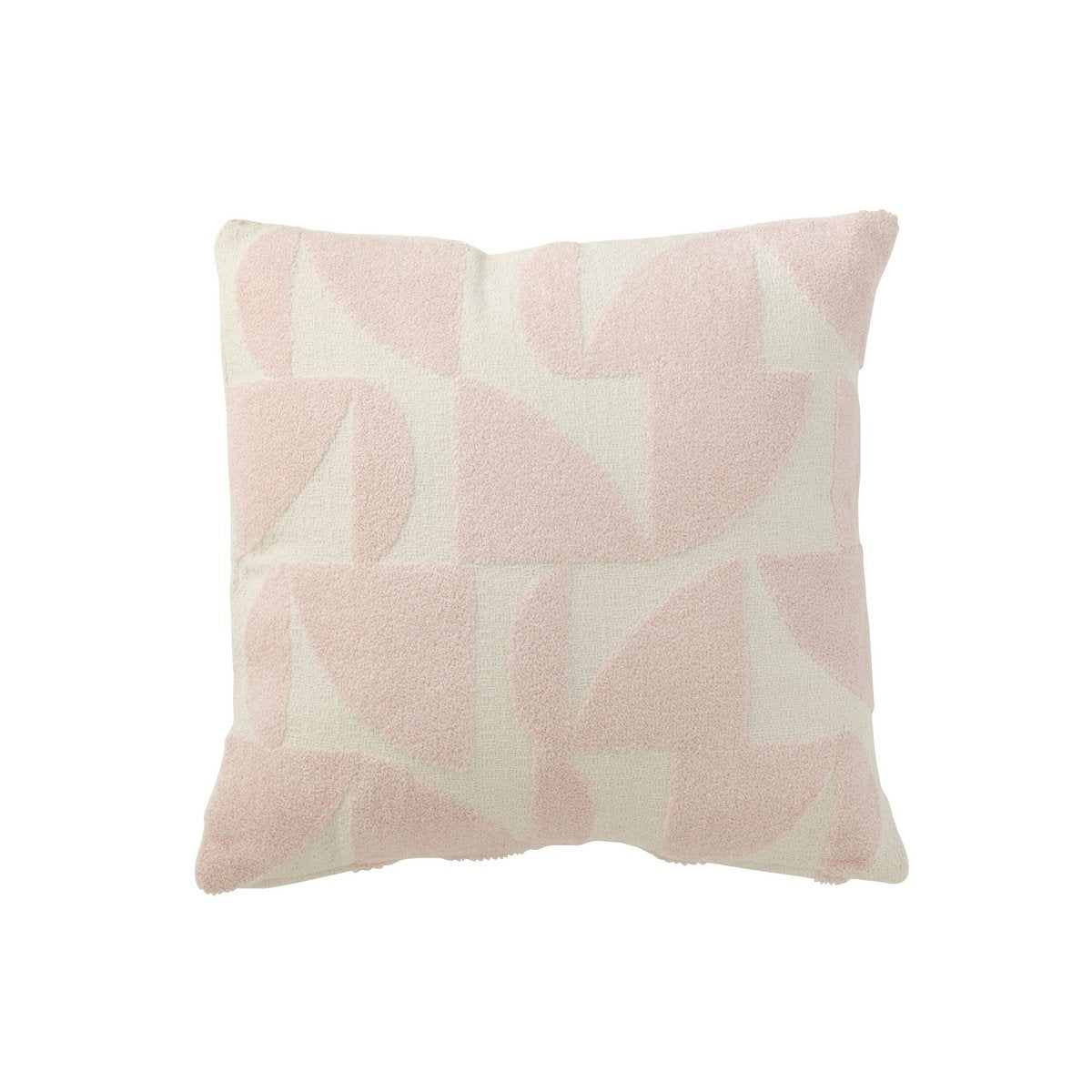 Vue rapprochée du tissu doux et élégant du coussin Geo J-Line