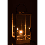 Détail du design élégant de la lampe lanterne J-Line