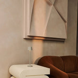 Lot de 8 lampes de table rechargeables grises avec station de recharge