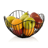Panier de fruits Métal de 16 pièces Ø 25 h 14 cm Panier à pain Ensemble de fruits 2 x 8 pu