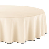 Nappe recyclée Grace ronde Ficelle Diamètre 160