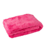 Couverture J-Line Cutie rose en polyester, vue générale