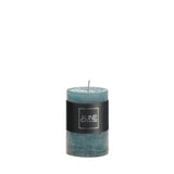 Bougie cylindrique J-Line azur - élégante et moderne, parfaite pour la décoration intérieure