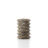 Bougeoir The Travertine Ripple Taper - Gris - S