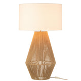 Lampe String J-Line en métal et jute naturel vue de face