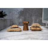 La Housse de Coussin Raphia Carrée - Naturel - 60x60