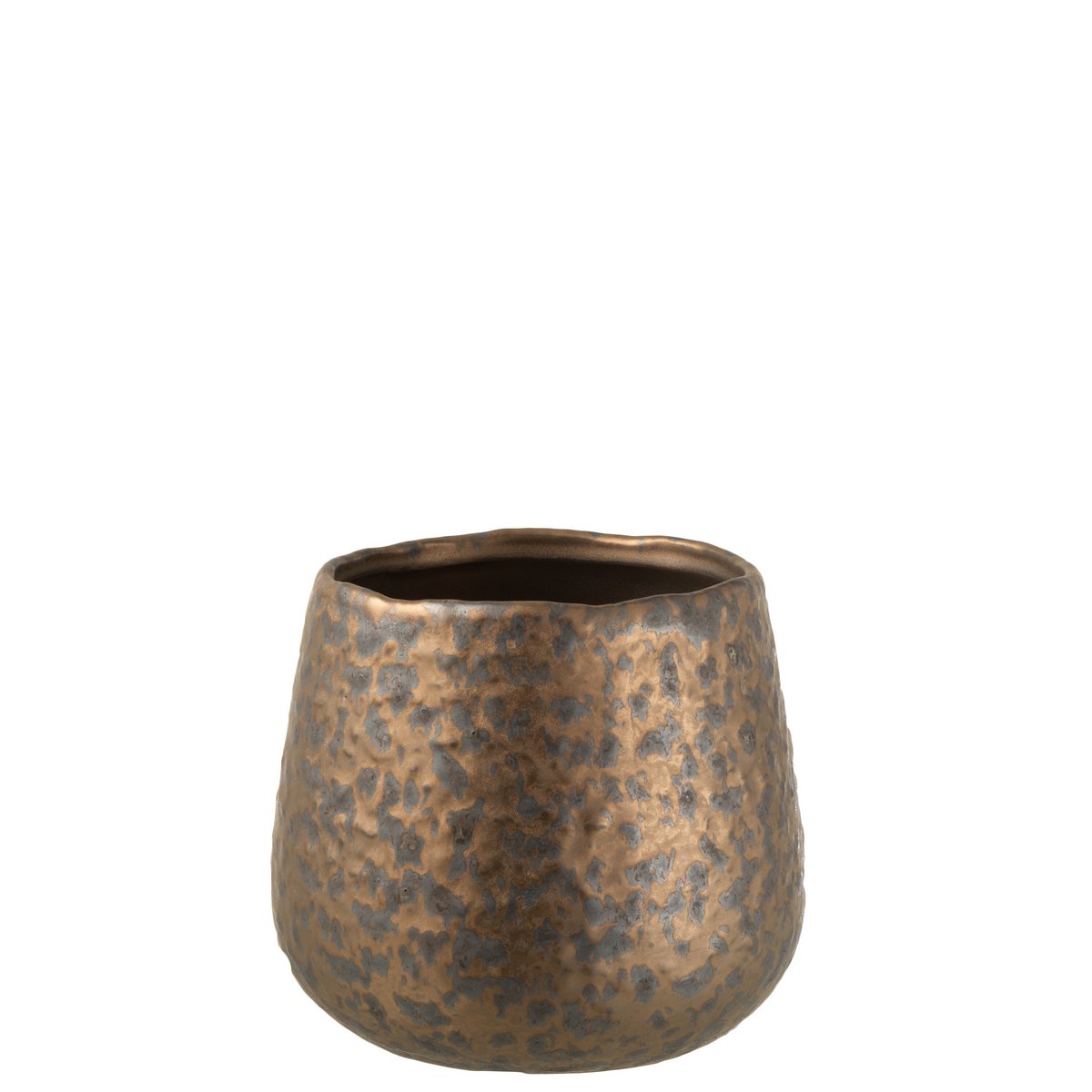 Vase J-Line Flowerpot sur une table, ambiance intérieure chic