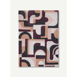 Tapis Eco - Rose Rohe - Tapis marron et rose