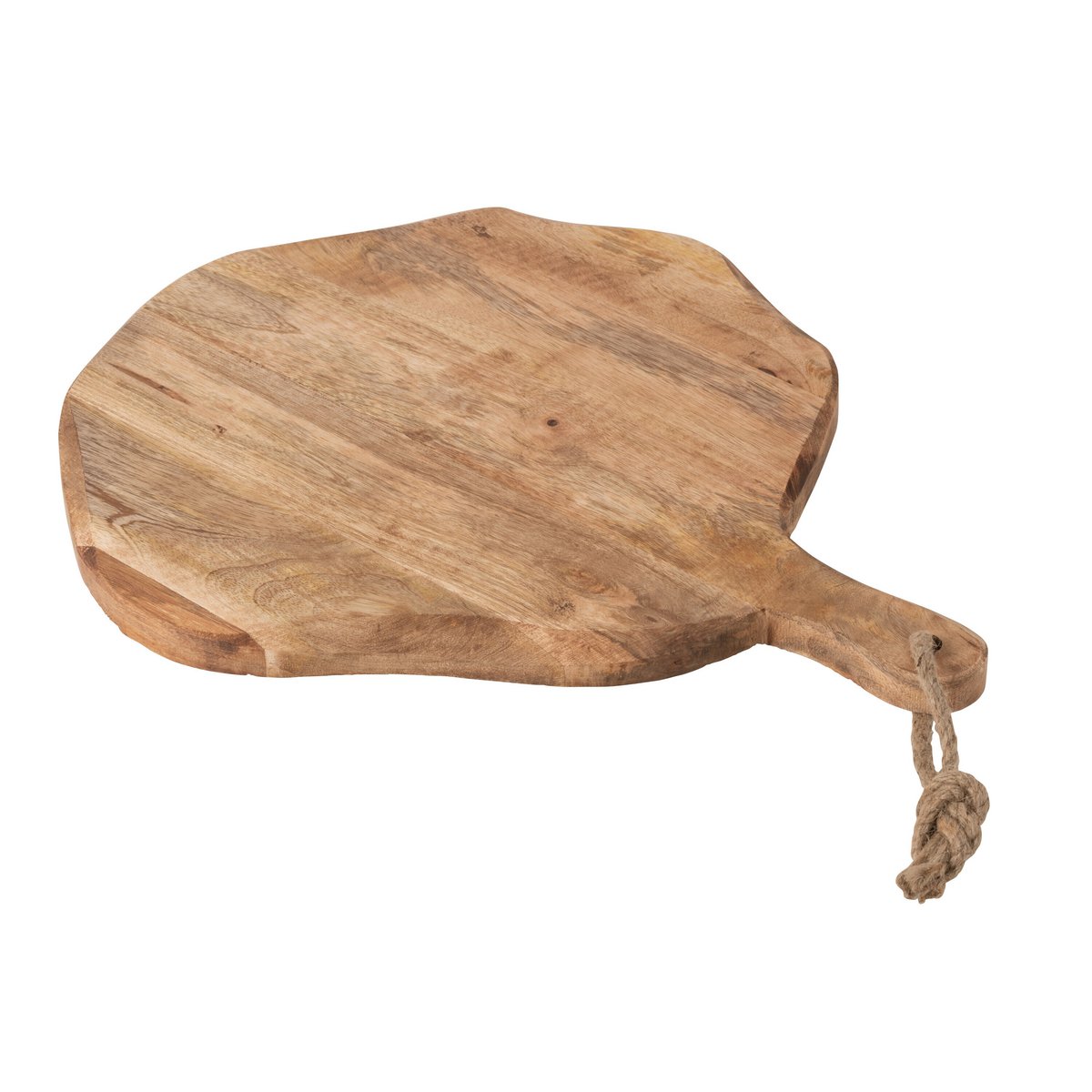 Planche à découper J-Line en bois naturel, vue de face