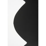 Table d'appoint Rafi Noir mise en scène dans un intérieur chic