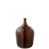 Vase Carafe J-Line en verre marron avec un design élégant et moderne