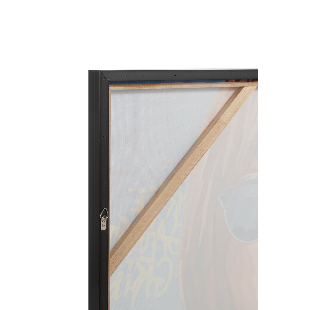 Détail de la toile Graffiti Woman, art moderne multicolore