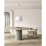 Suspendu "bologne" beige / laiton