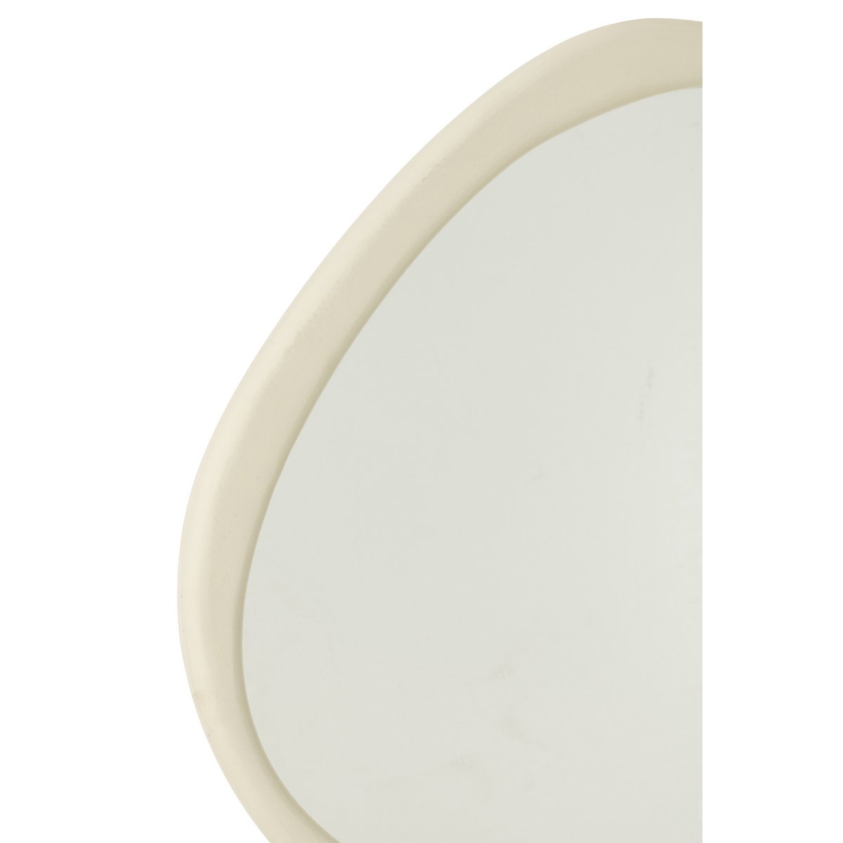 Miroir Moderna J-Line en bois blanc - vue avant