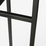 Support pour plantes Ascot Noir avec pot de fleur