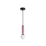 Lampe à suspension rayée