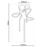 Plafonnier LED "Loop Line"