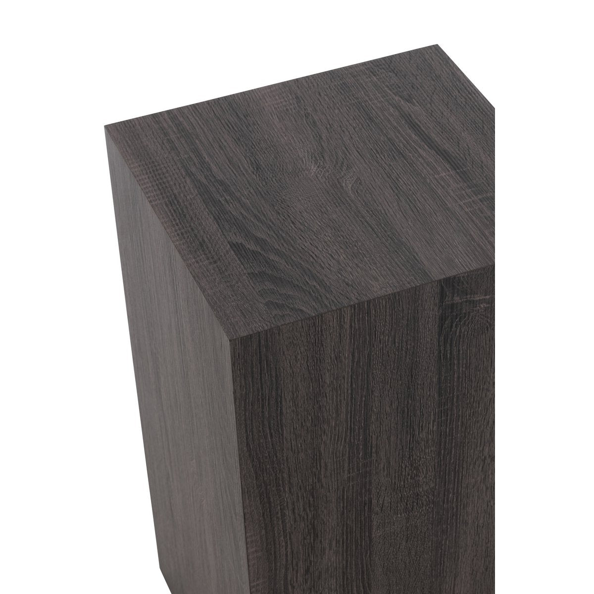 Socle Rectangulaire Gris J-Line - Vue avant avec détails modernes.