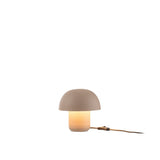 Lampe de table J-Line en métal taupe, vue de face