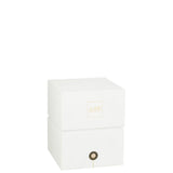 Bougie allumée J-Line Mia diffusant un parfum floral