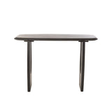 Détail du bois noir de la console J-Line Mark
