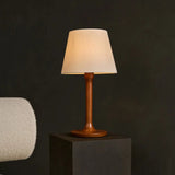 Lampe Nova en bois marron châtaignier