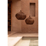Lampe Suspendue Desert Gourd - Noyer Foncé - M