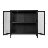 Armoire Dalby en situation dans un salon moderne