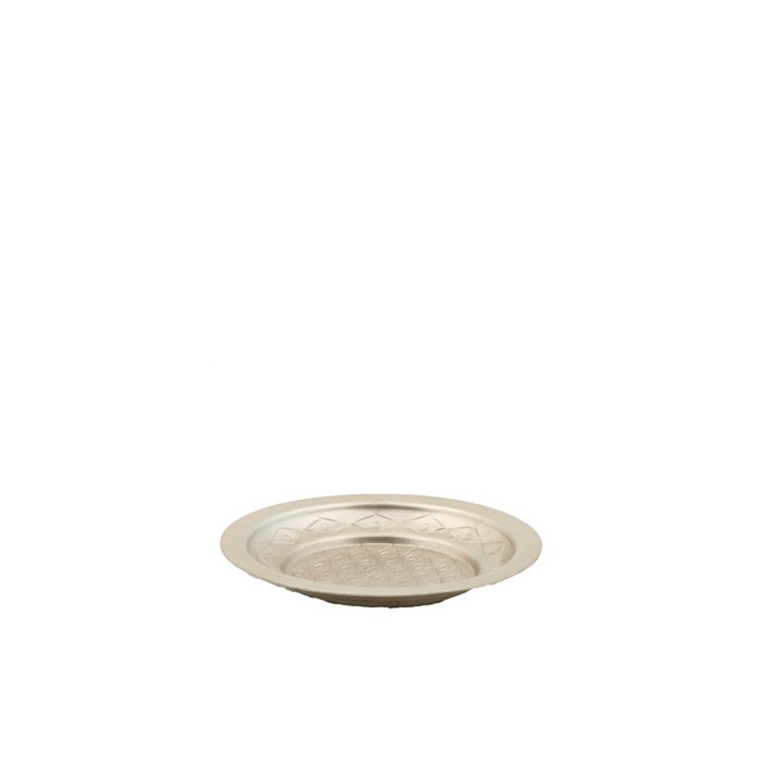 Dessous de verre Collin en argent antique, élégant et raffiné