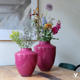 Vase Tujela Mave en verre soufflé
