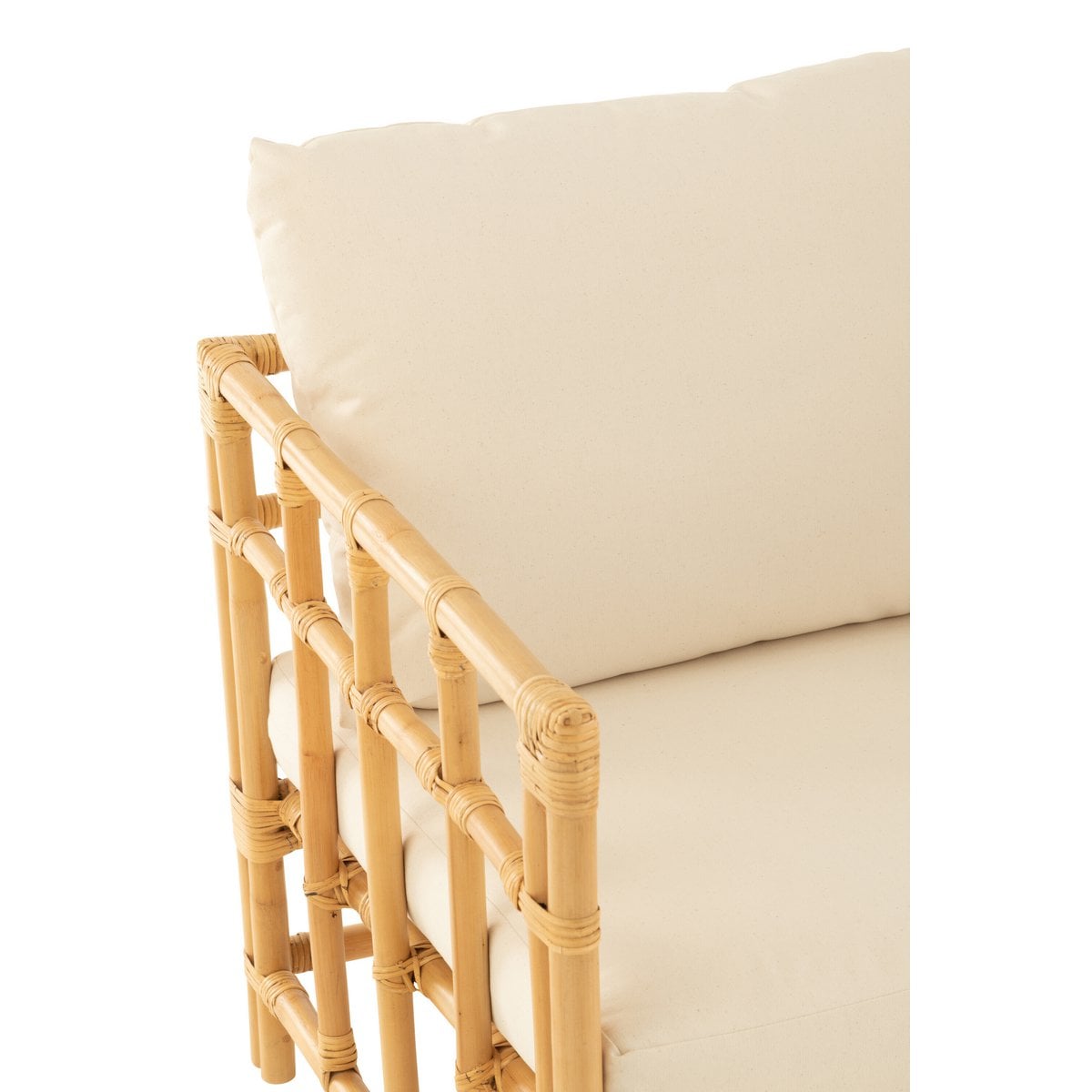 Fauteuil J-Line Elise avec coussin en textile
