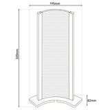 Lampe de table à LED "Paul" en métal et en acrylique avec des LED fermement installées, 32 cm de haut