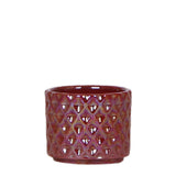 Kolibri Accueil | Pot à perles diamant - Rouge - Ø6cm